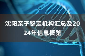 沈阳亲子鉴定机构汇总及2024年信息概览